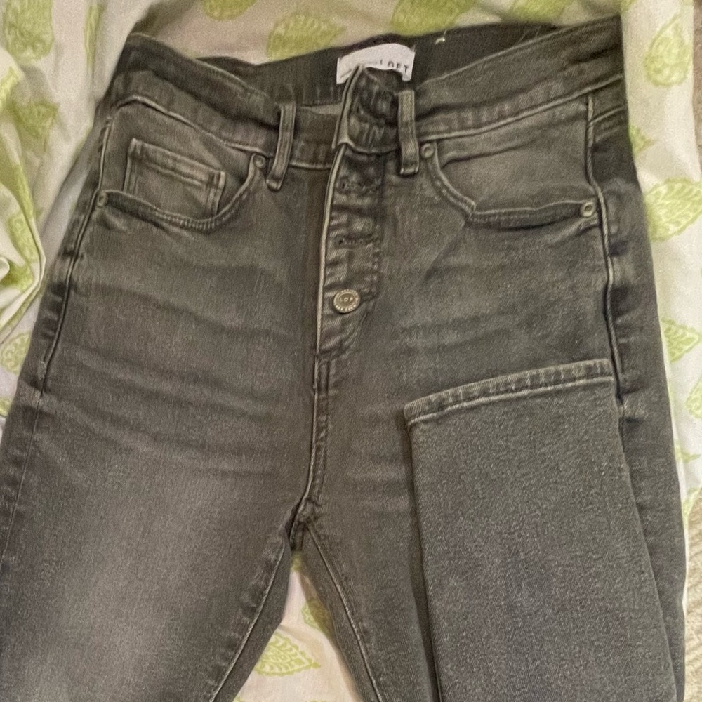 High Waist Skinny JEANS by The Loft! Size 0/25